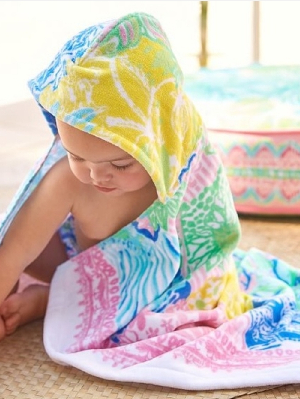 Lilly Pulitzer x Pottery Barn Hooded Beach Towel Mackenzie